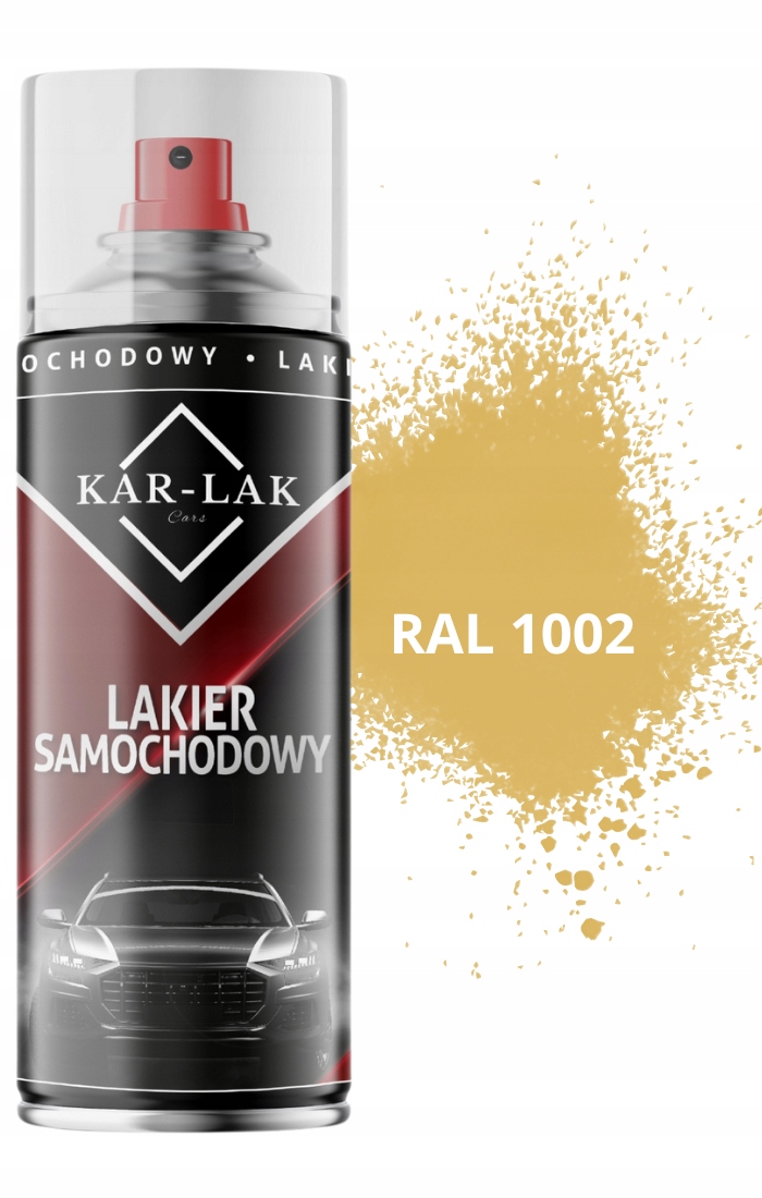 Ral 1002 Żółty Piaskowy Spray 400 ML Lakier Samochodowy Baza