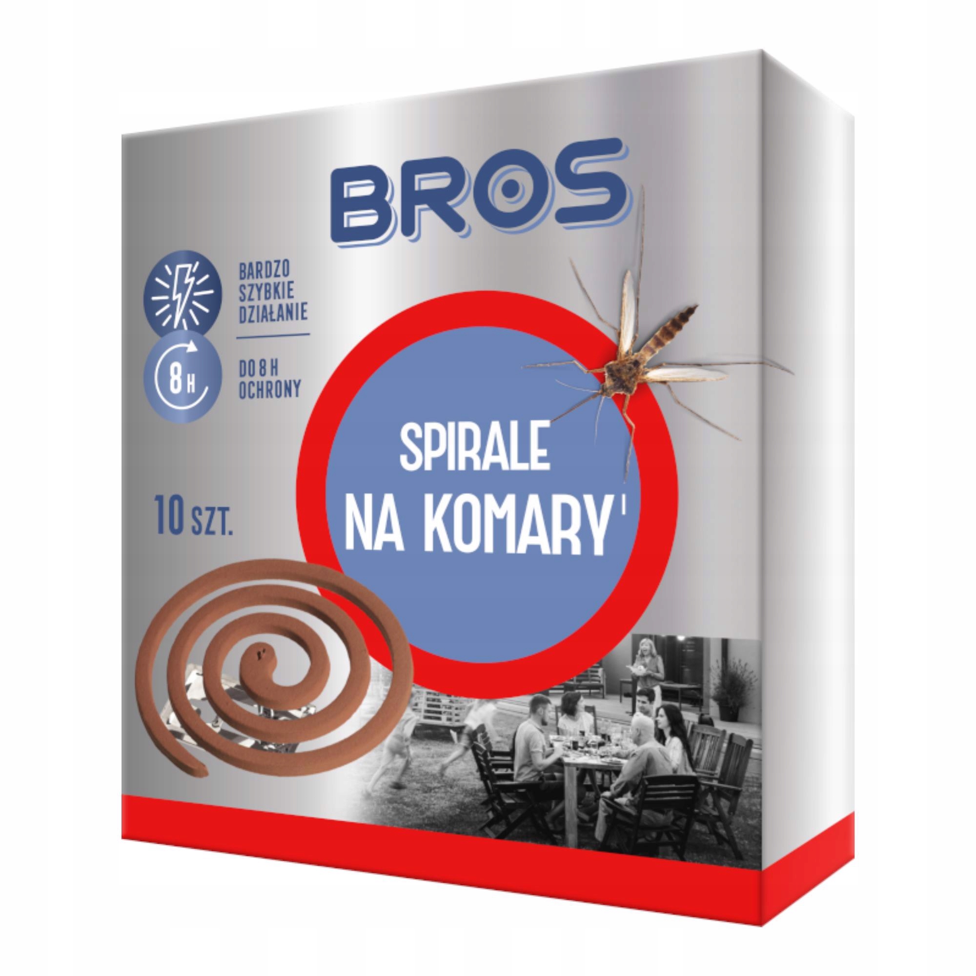 

Bros Spirale na komary 10 sztuk