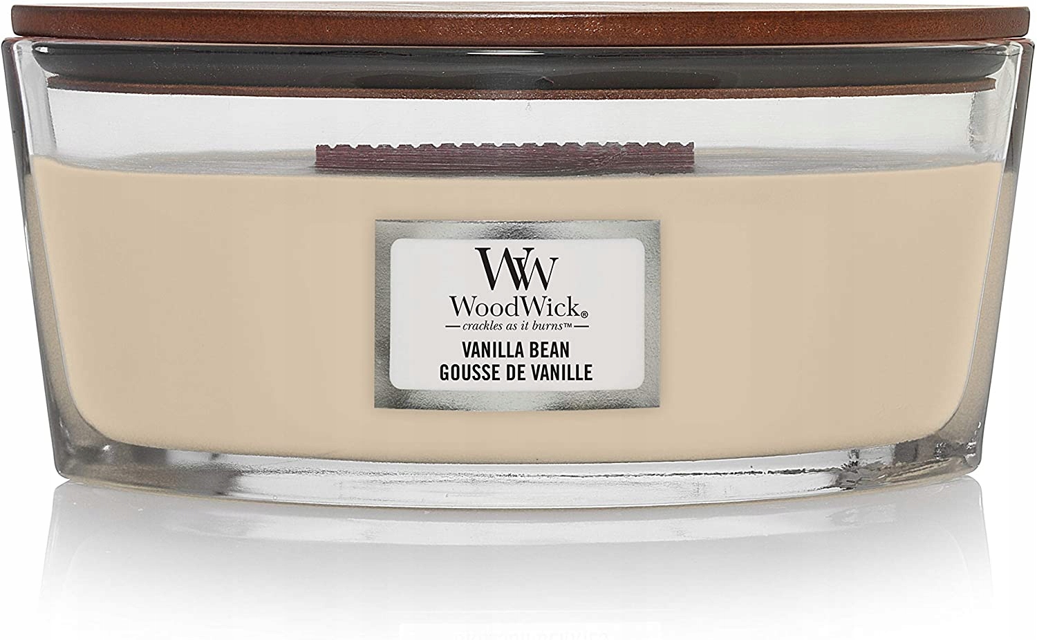 

WoodWick Świeca Vanilla Bean 453,6g Elipsa