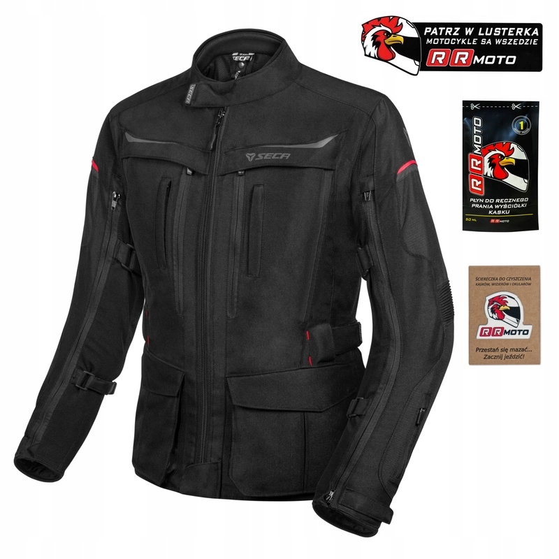 Dámská moto bunda Seca Discovery Lady Black černá Bonus