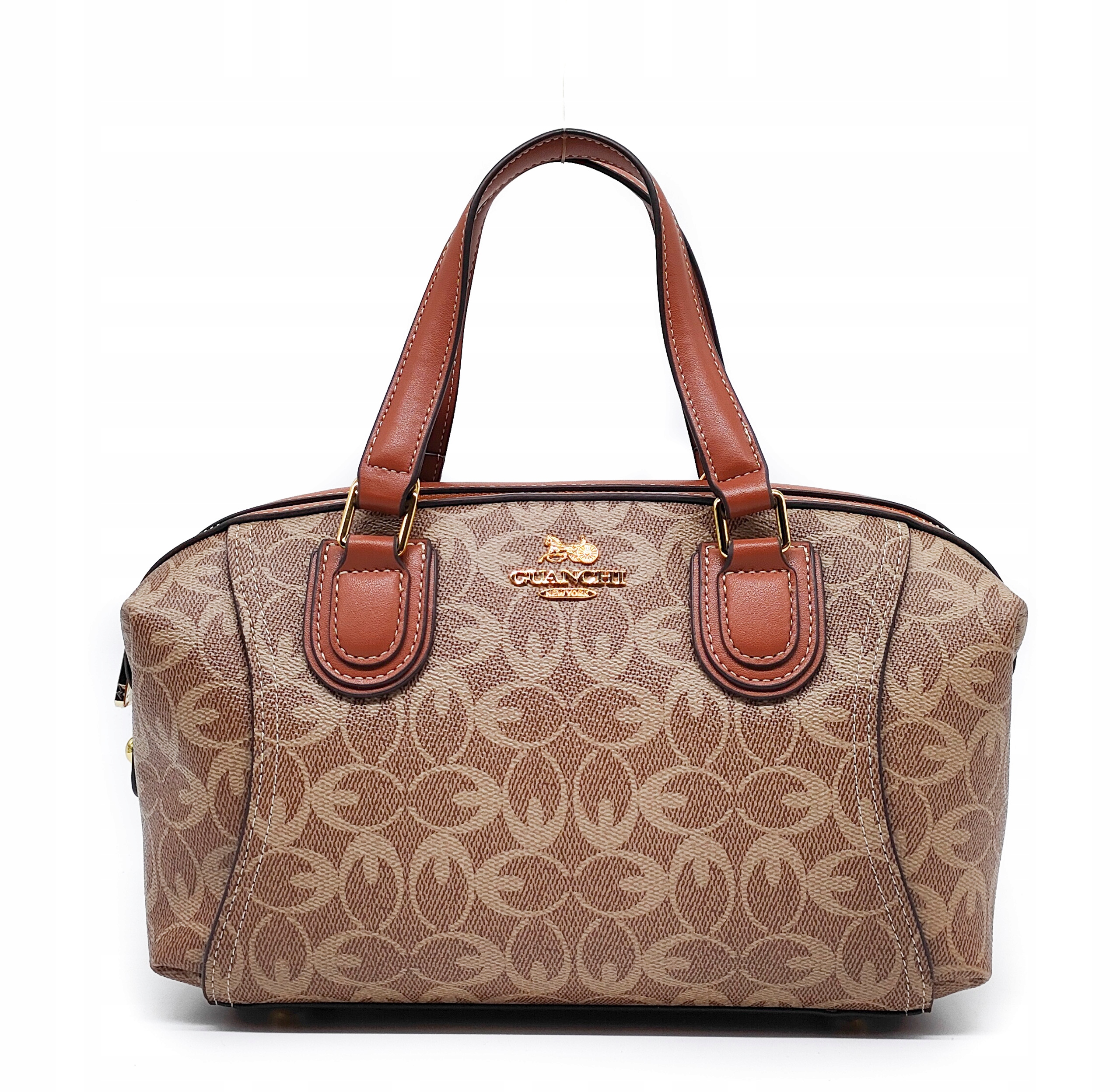 Kufřík crossbody Guanchi kabelka hnědá