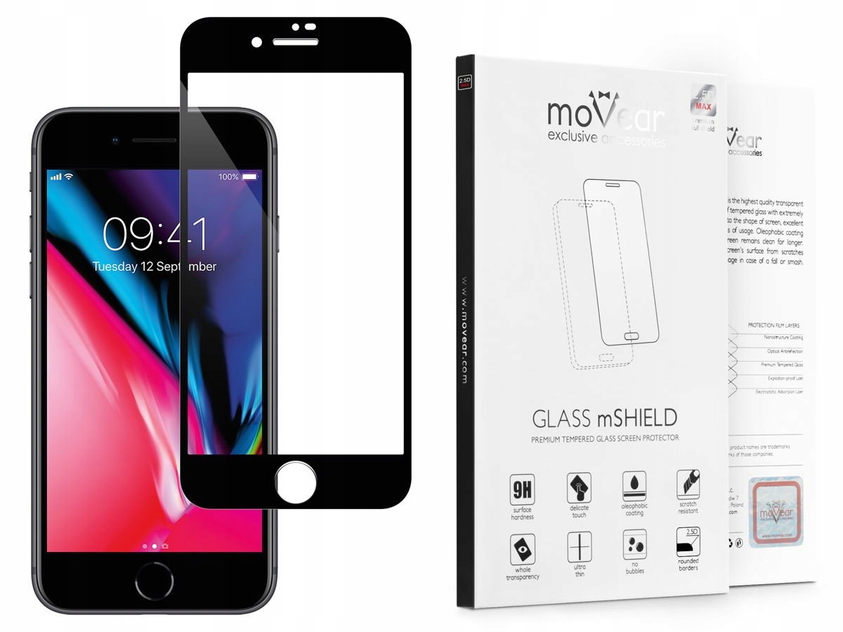 

moVear Glass mSHIELD 2.5D Max na iPhone 6+ / 6S+