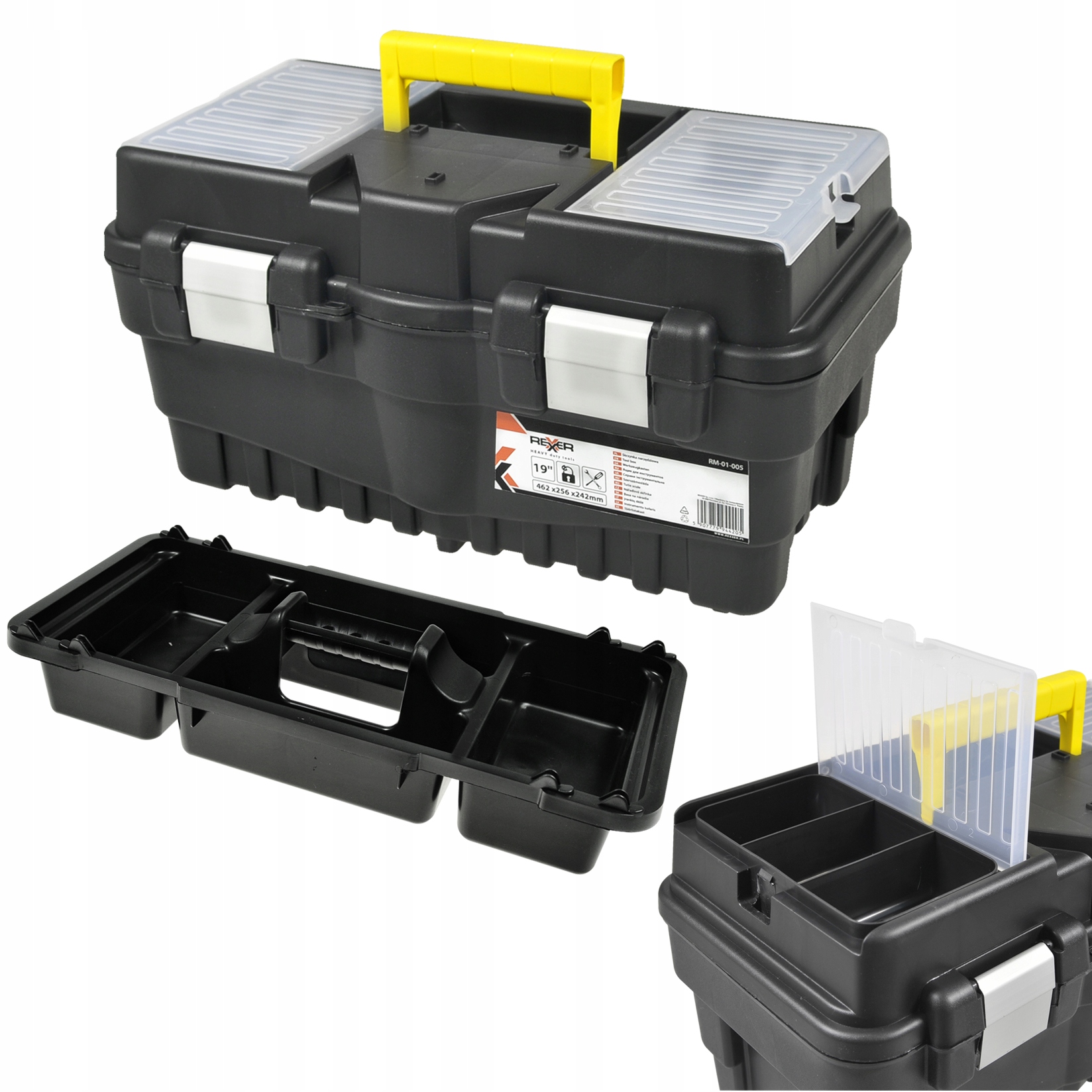 

Skrzynka narzędziowa organizer 19"