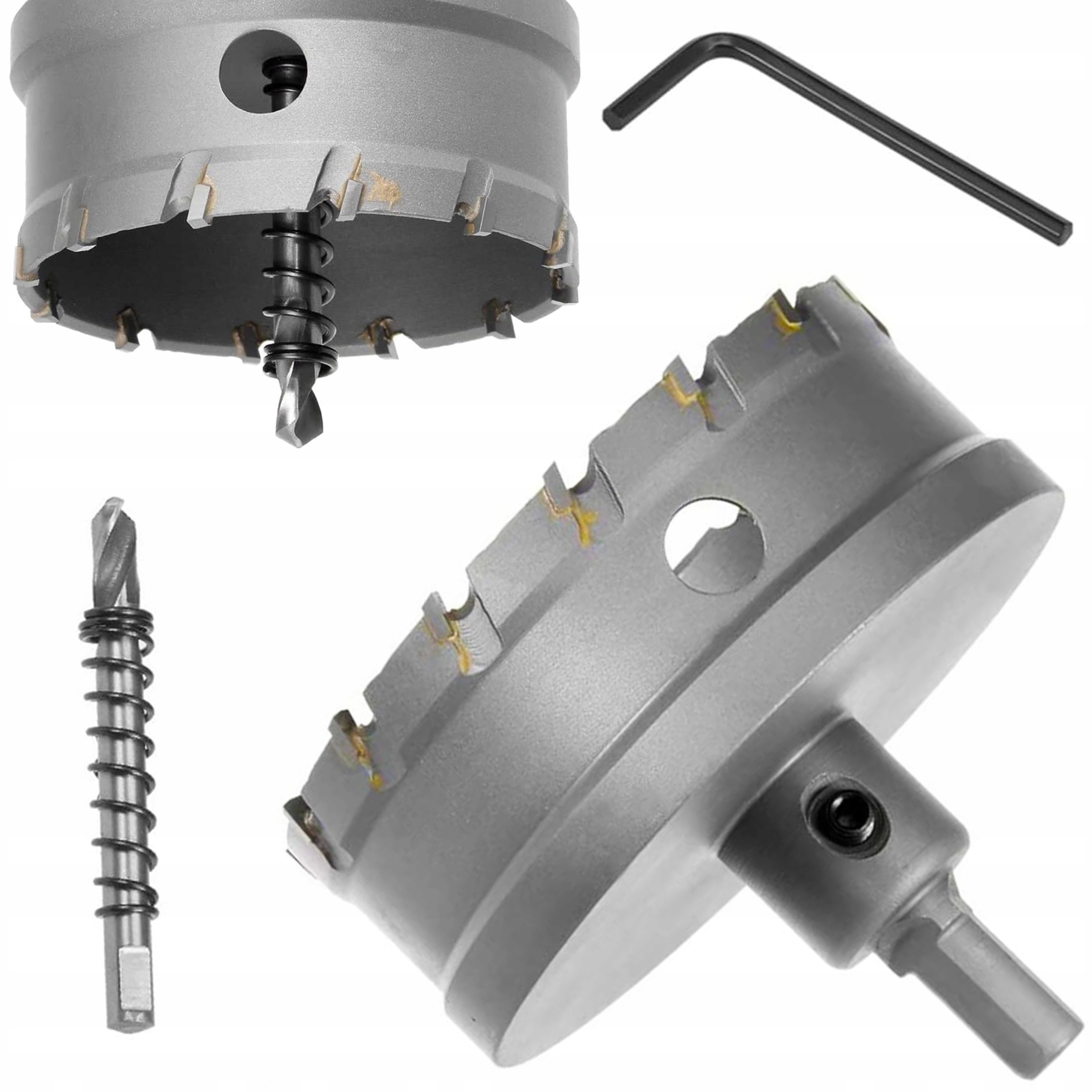 WYTRZYMAŁA MOCNA OTWORNICA WIERTŁO DO METALU 80 mm