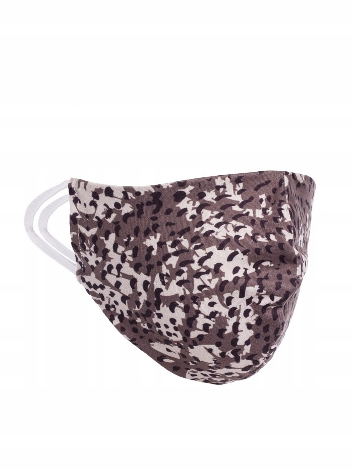 

Eu Uni Profilowana maseczka z nadrukiem - szara Eu