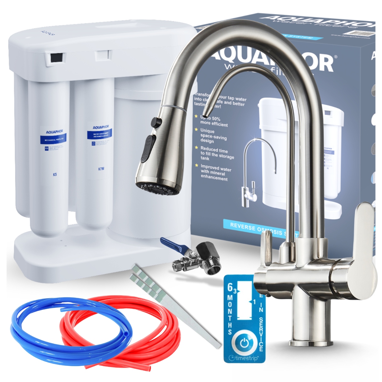 Čistič Pitnej Vody S Reverznou Osmózou Kuchynská Trojcestná Batéria