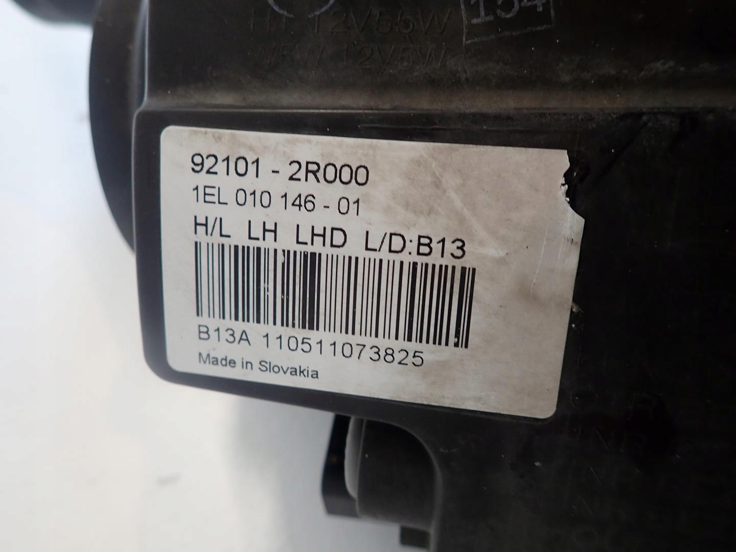 light front front left HYUNDAI I30 2007-2012 92101-2R000
