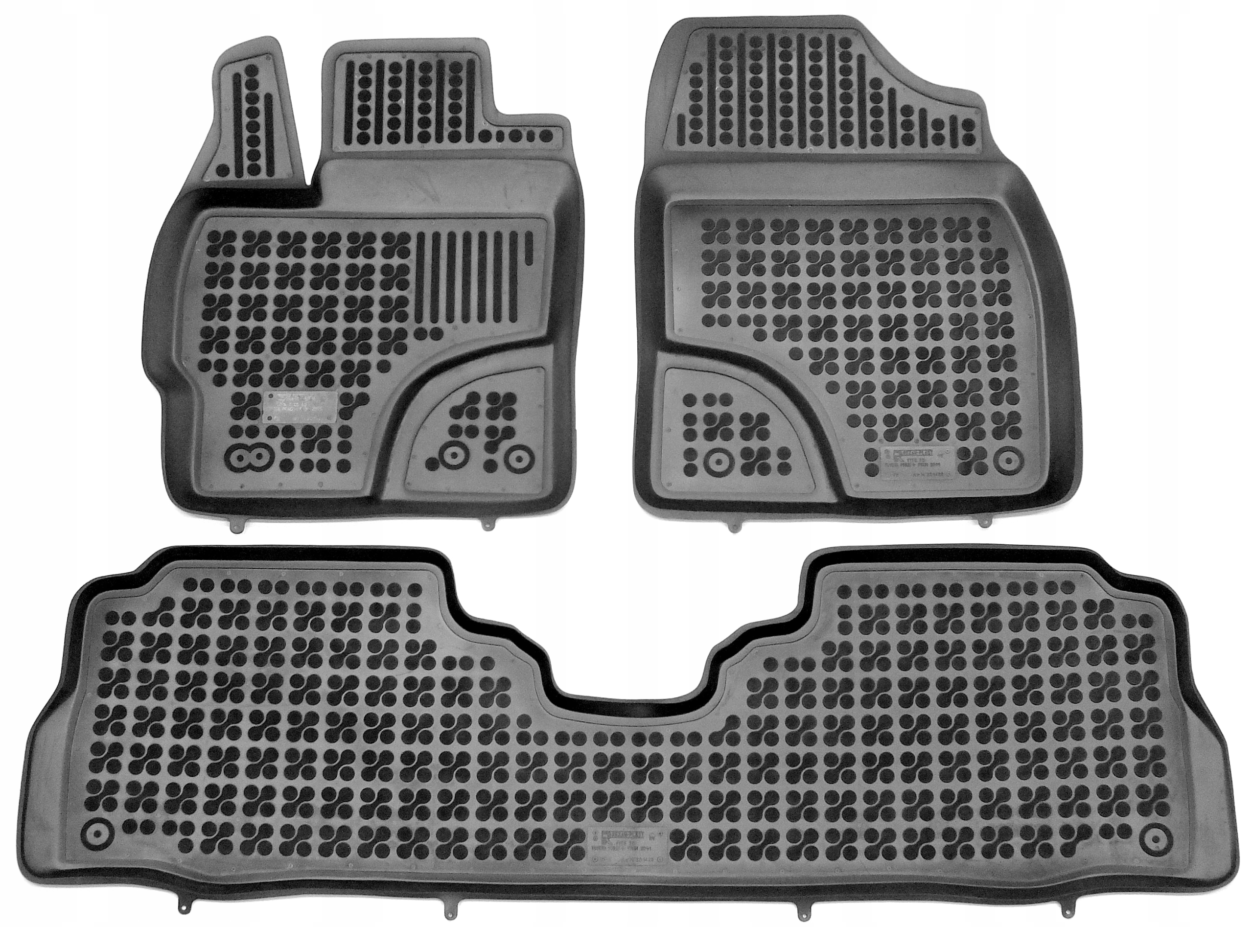 

Toyota Prius Plus 12-15 dywaniki gumowe korytka