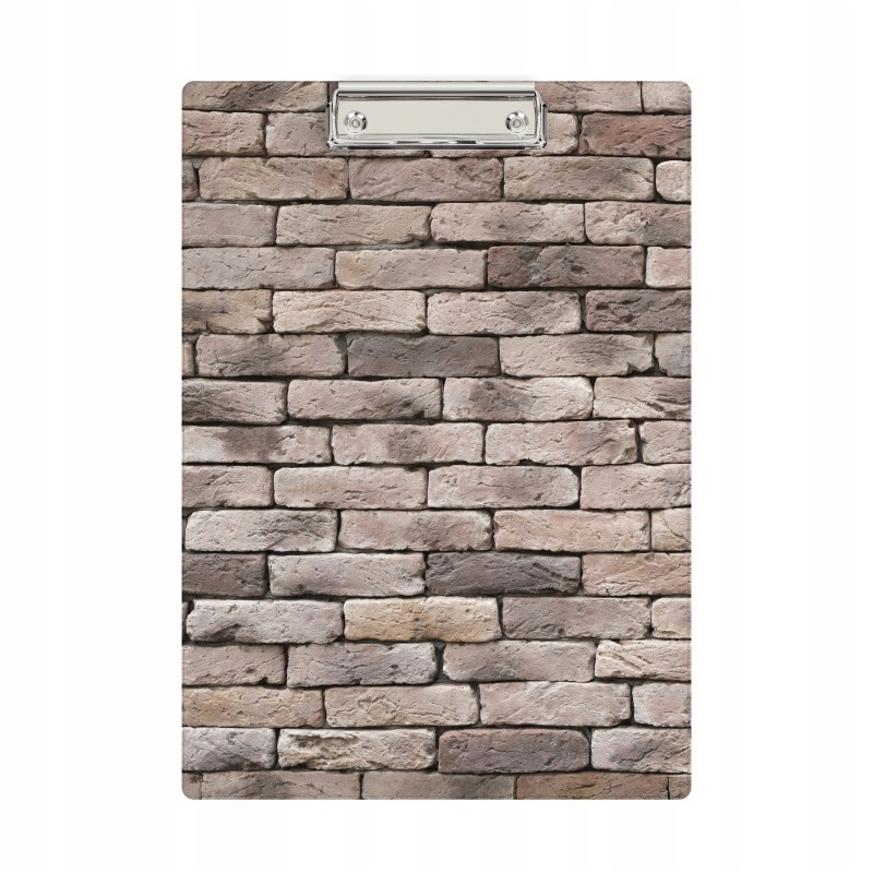 TECZKA Z KLIPEM A4 CLIPBOARD NADRUK CEGŁA
