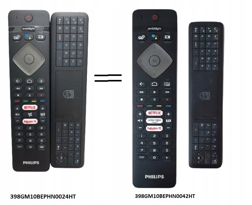 PILOT TV PHILIPS SMART TV KLAWIATURA QWERTY Kolor czarny