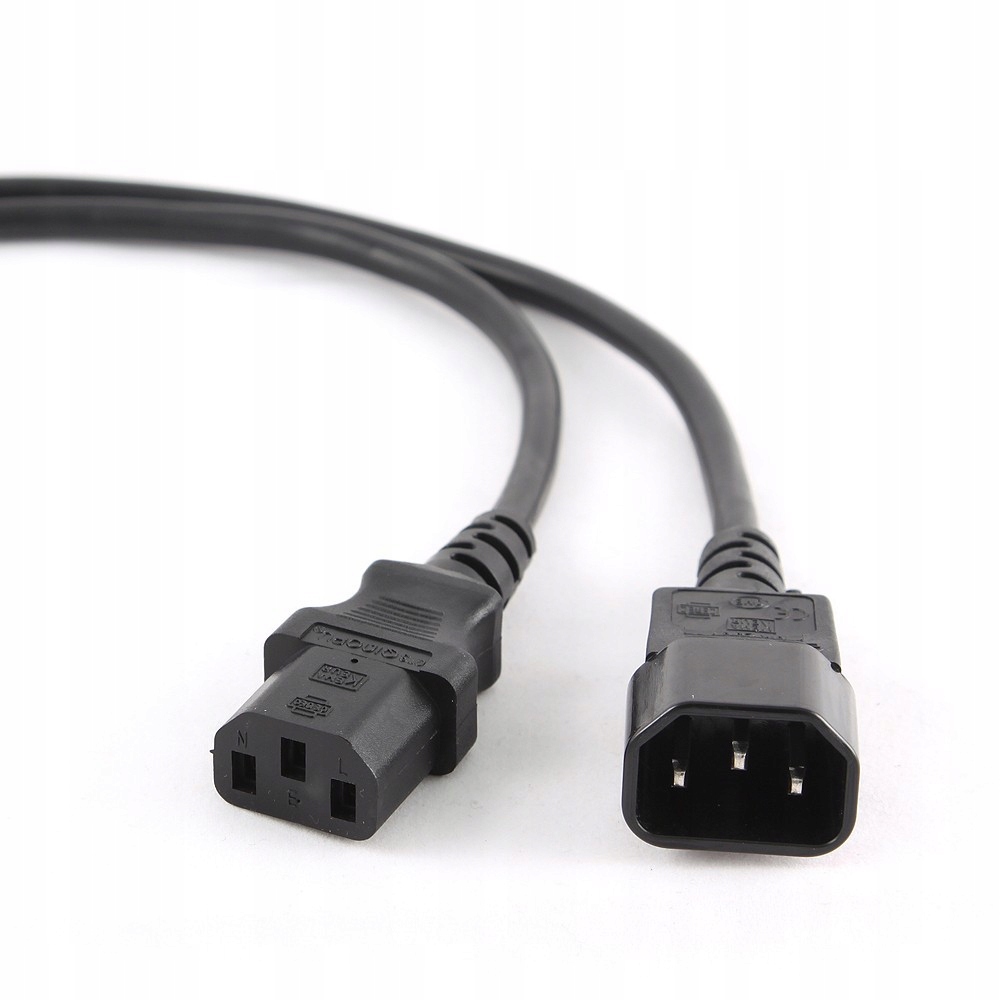 

Kabel zasilający, przedłużający Iec 320 1,8m Vde