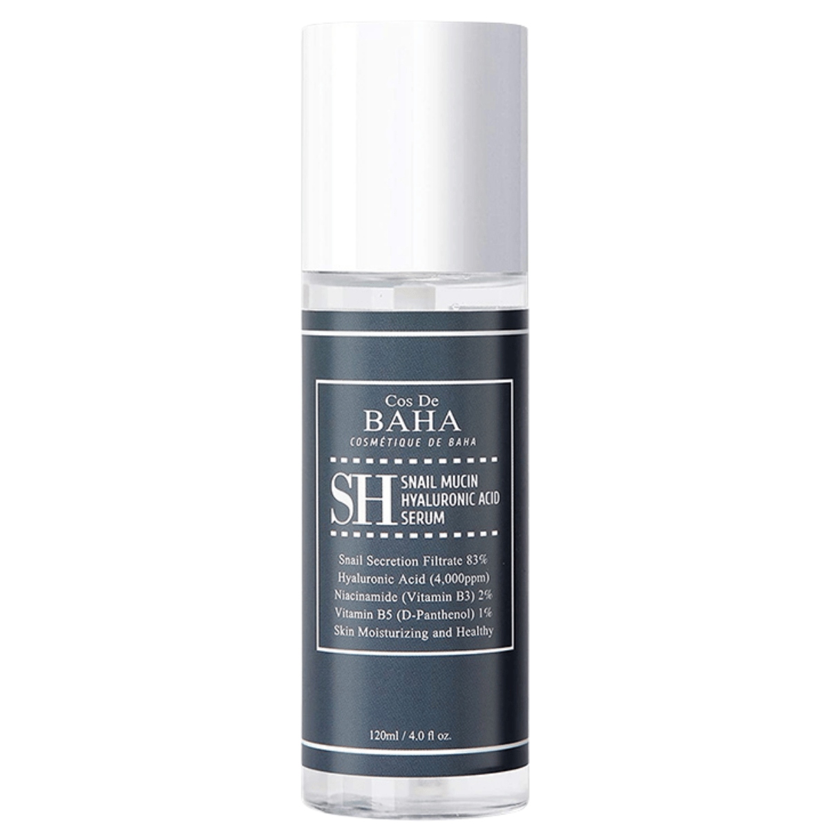 Cos De Baha Sh Snail Mucin Hyaluronic Acid Serum 120 ml regenerační sérum
