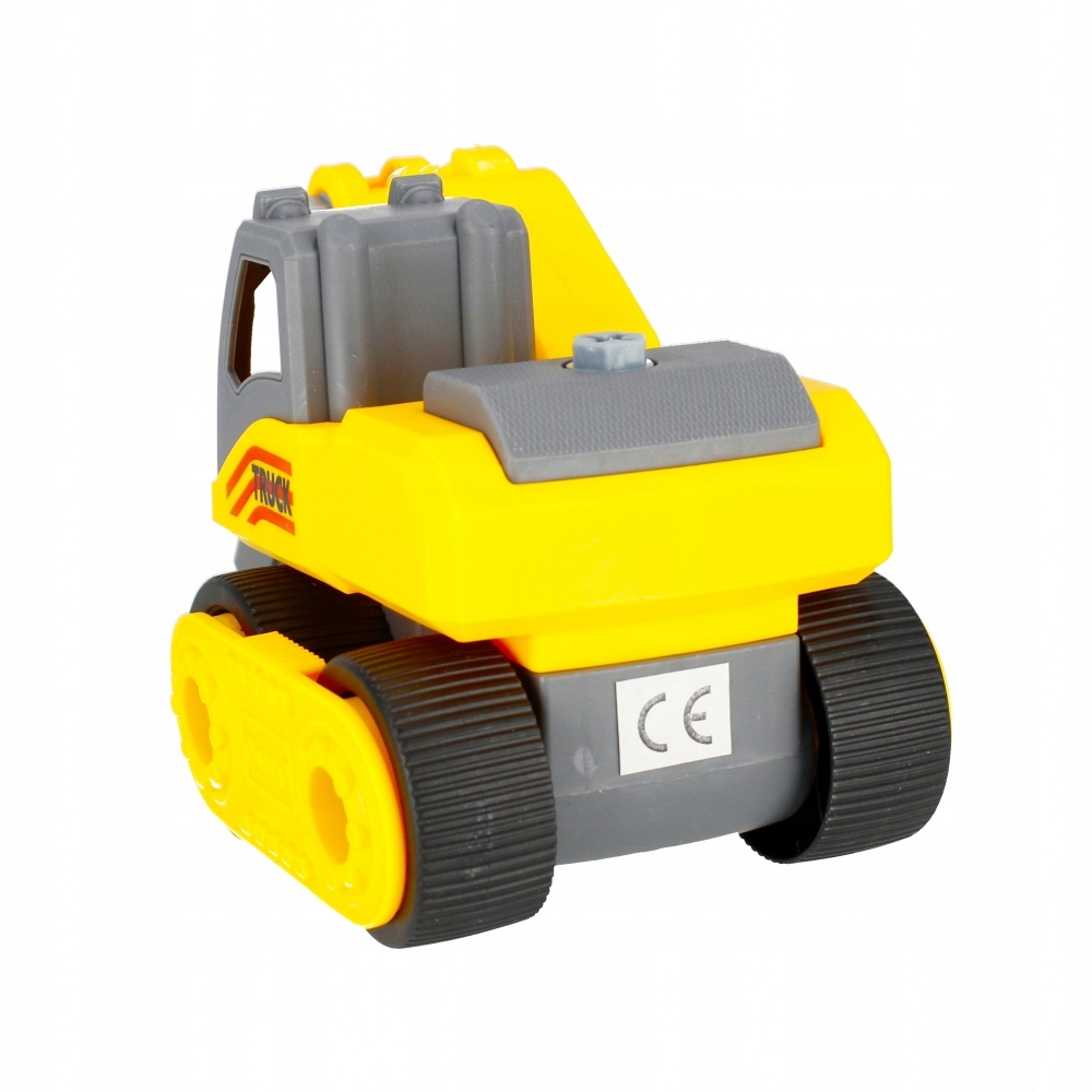 SAMOCHÓD do SKRĘCANIA dla dzieci MEGA CREATIVE żółta KOPARKA do skręcania Wiek dziecka 3 lata +