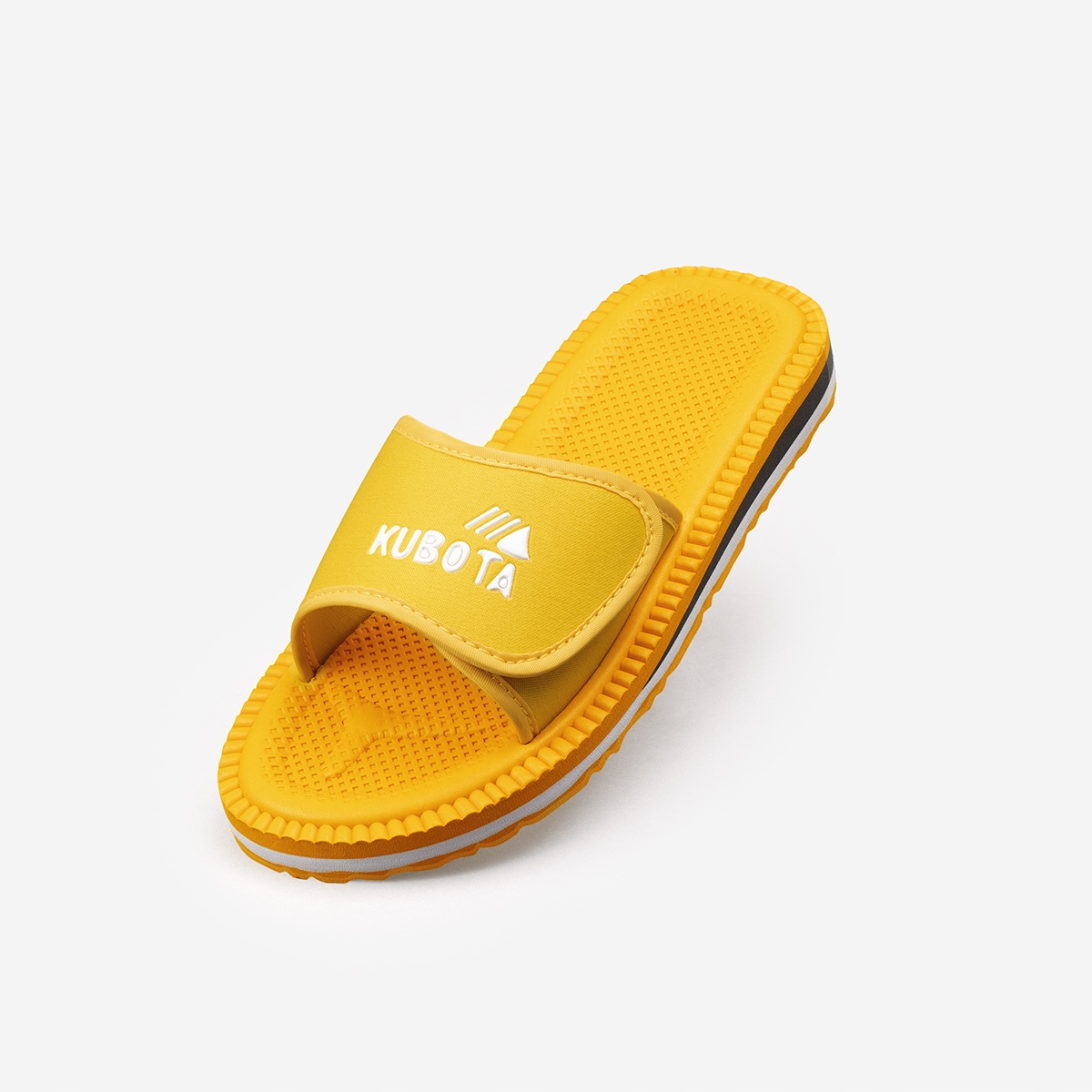 KLAPKI PIANKOWE MĘSKIE 36 ŻÓŁTE KUBOTA RZEP LEKKIE SPORTOWE 36 Oryginalne opakowanie producenta folia