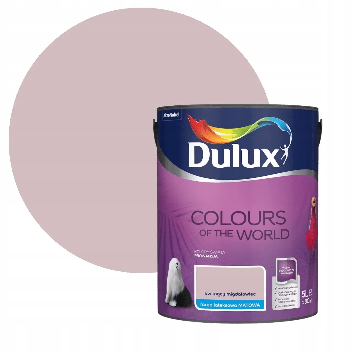 Dulux Barvy Světa Barva Na Stěnu Kvetoucí Mandloň 5L