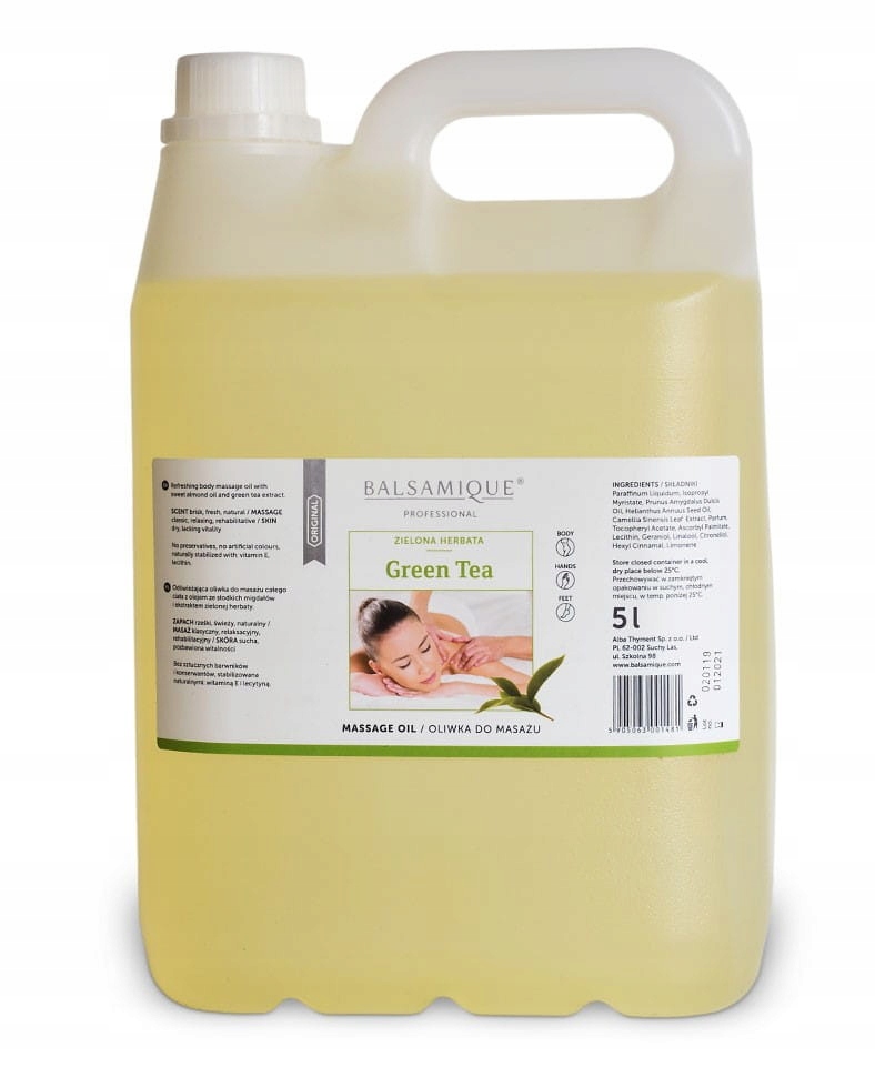 

Olejek Do Masażu Green Tea 5L Balsamique