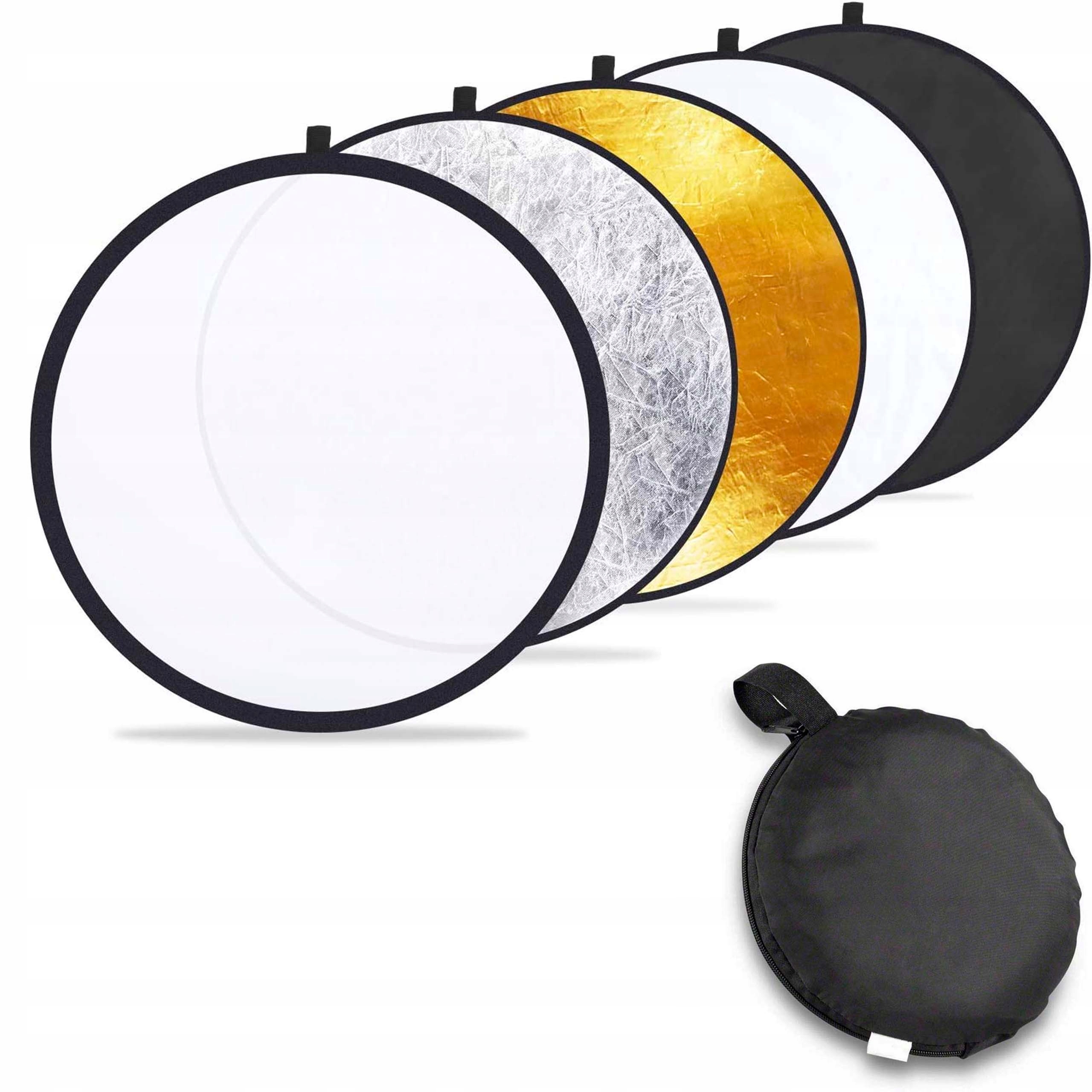 

Blenda Fotograficzna 5W1 Złota Srebrna 60cm