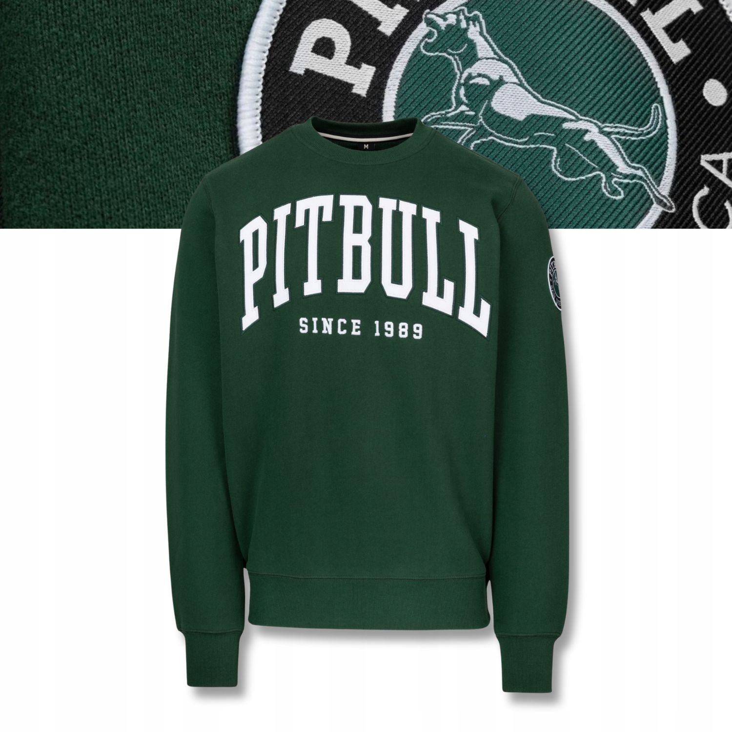Pánská Mikina Pitbull Norton Teplá pro každodenní nošení Crewneck bez kapuce