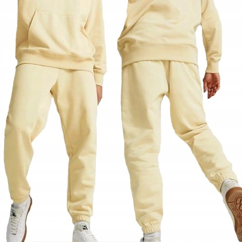 Pánské teplákové kalhoty Puma Classic béžové pohodlné, lehké, sportovní styl vel. S