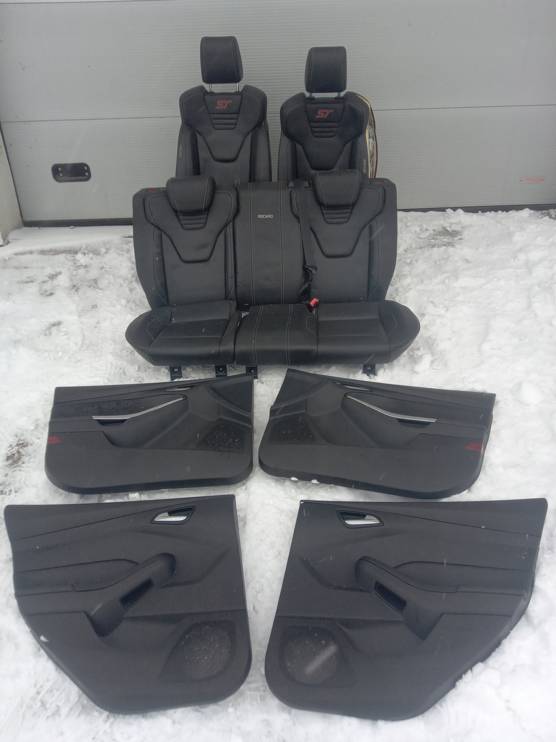 FORD FOCUS MK3 ST СИДЕНЬЯ ДИВАН ГЛИНТВЕЙН КОЖА