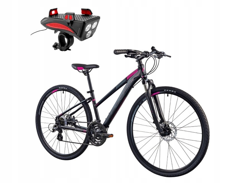 Rower crossowy INDIANA XCross 2.0 D15 + Lampka XCross 2.0 D15