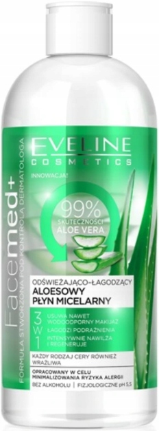 

Eveline FaceMed+ Aloesowy Płyn Micelarny 3w1 500ml