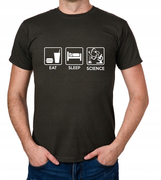 

koszulka Eat Sleep Science prezent