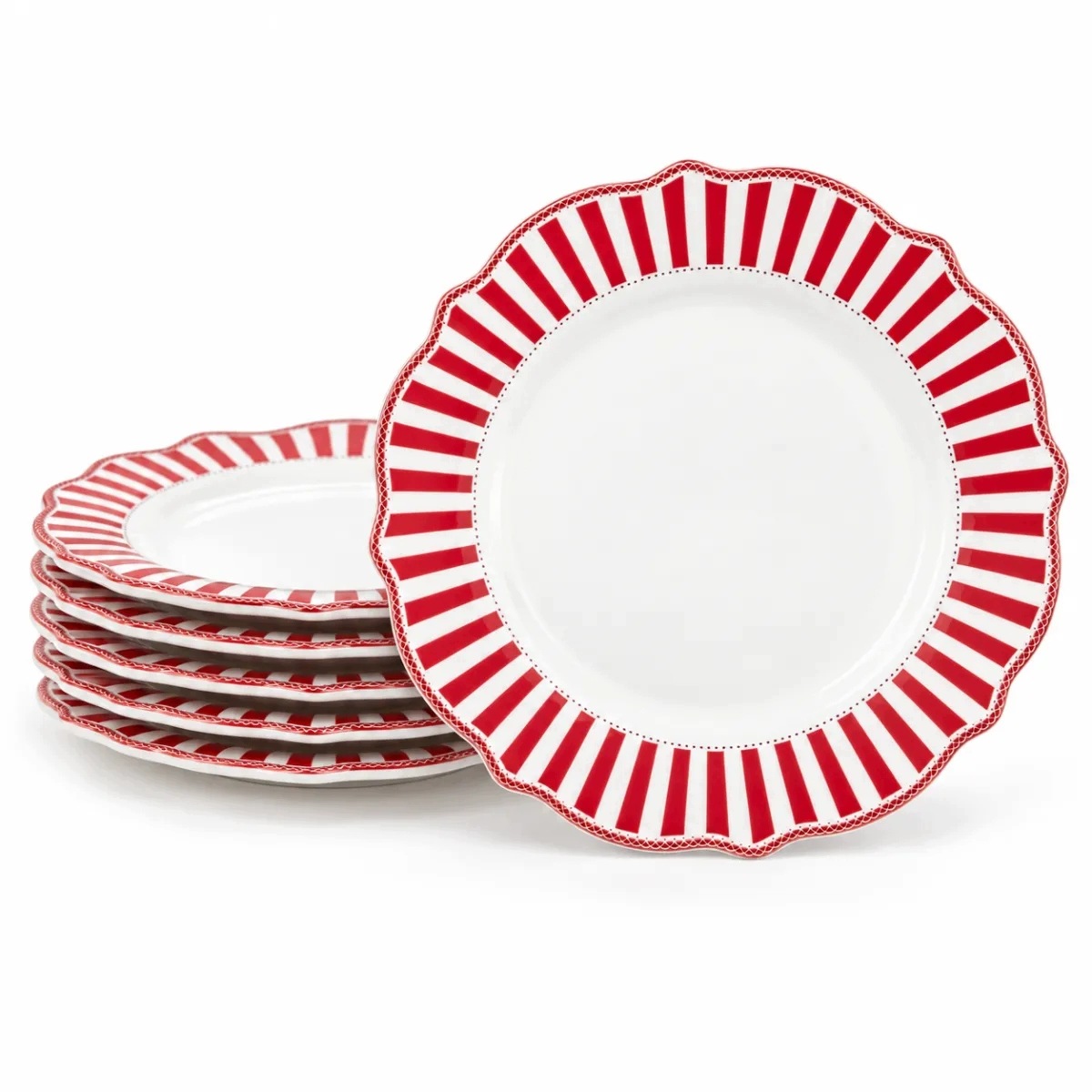 Sada 6 talířů Porcelánový jídelní talíř Altom Design Royal 27,5 cm
