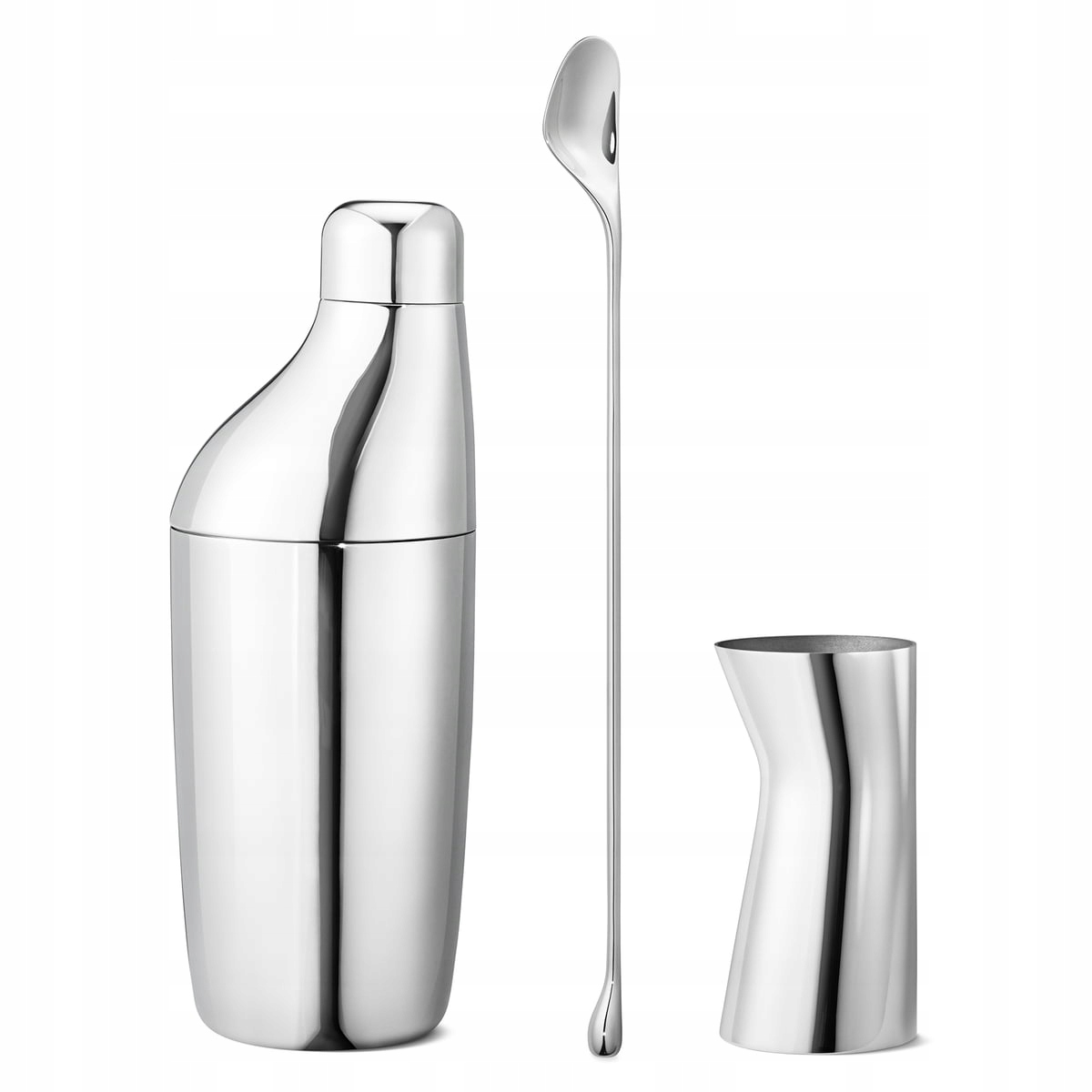 Georg Jensen Sky Barmanský oceľový Shaker koktailový set