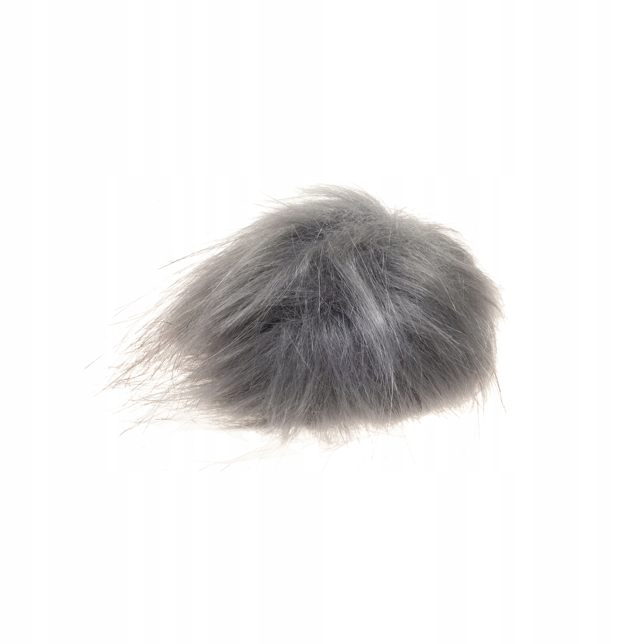 

1szt. pompon do czapki 8cm futerko, szary