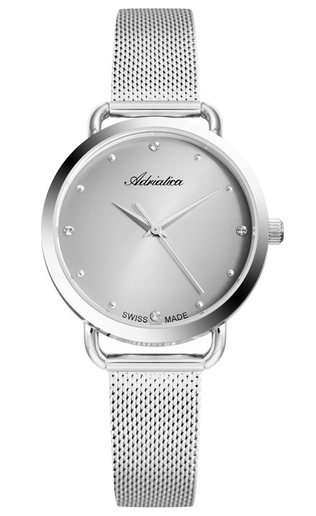 Nové Originální dámské hodinky Adriatica A3730.5147Q stříbrné zirkony