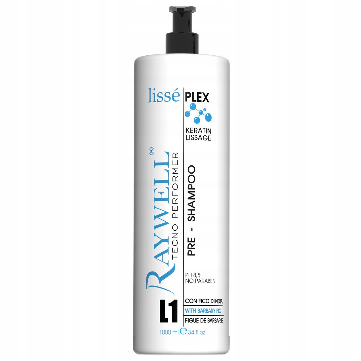 Raywell Keratin Šampon Vyhlazující před narovnáním 1000 ml