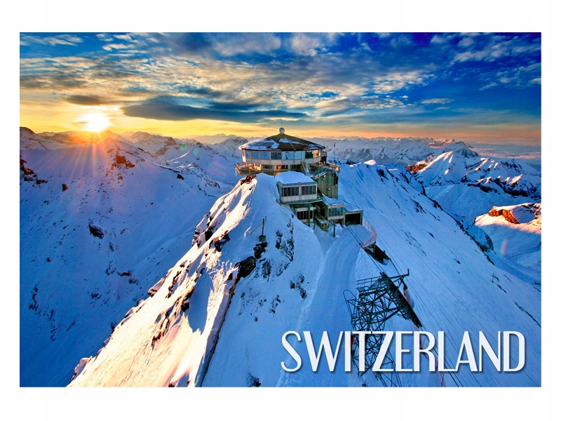 

Szwajcaria Schilthorn Magnes na lodówkę