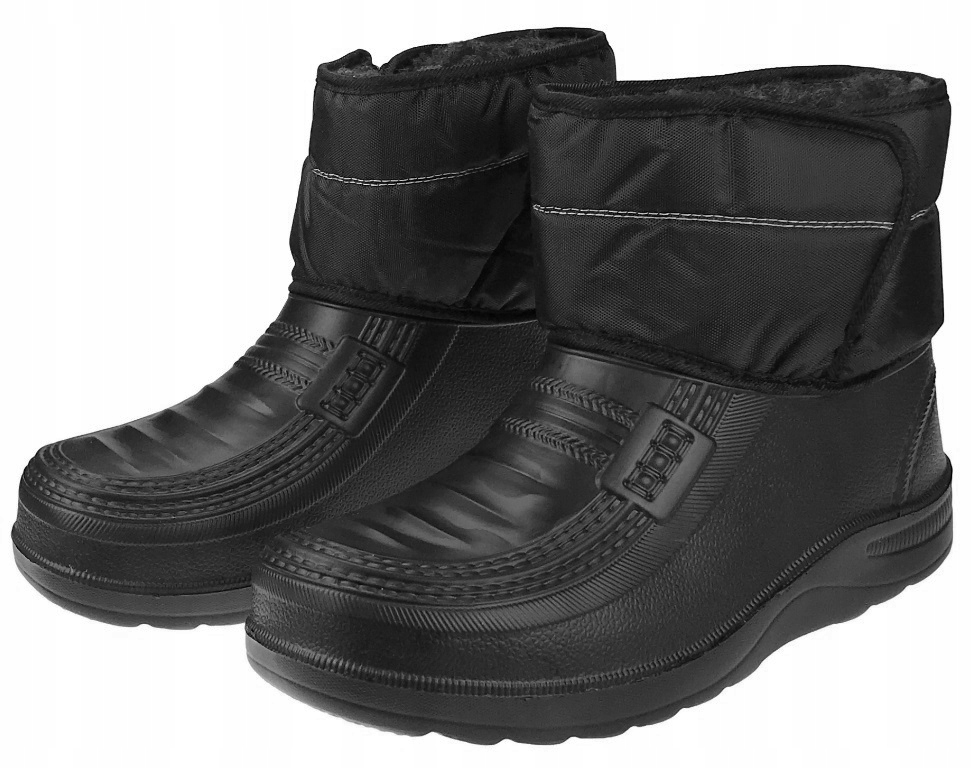 KALOSZE MĘSKIE LEKKIE OCIEPLANE PIANKOWE EVA 46