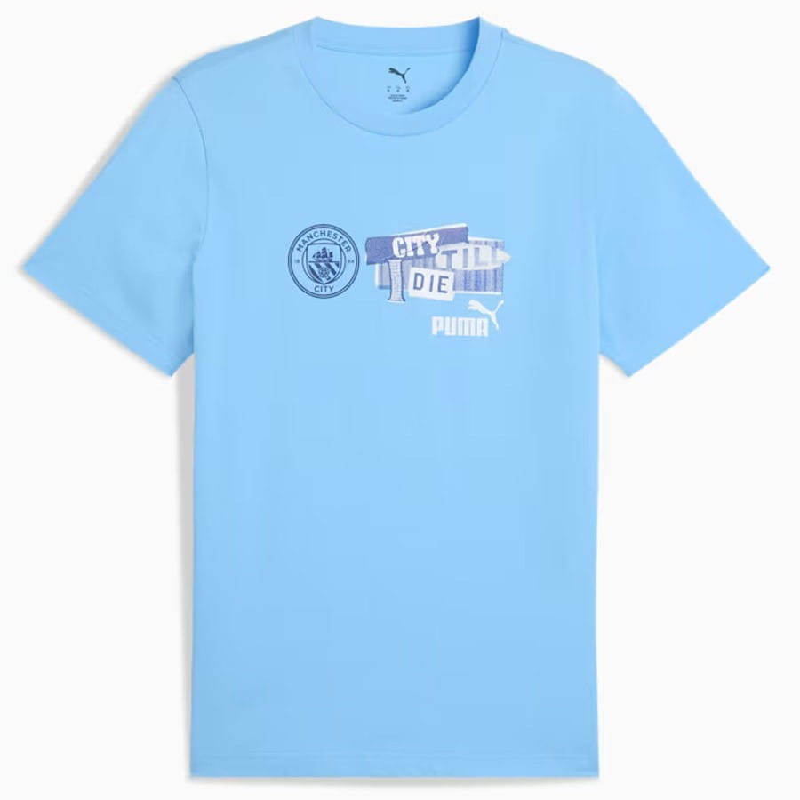 Koszulka Puma Manchester City ftbNGRY Tee 779119-39 Niebieski, XL