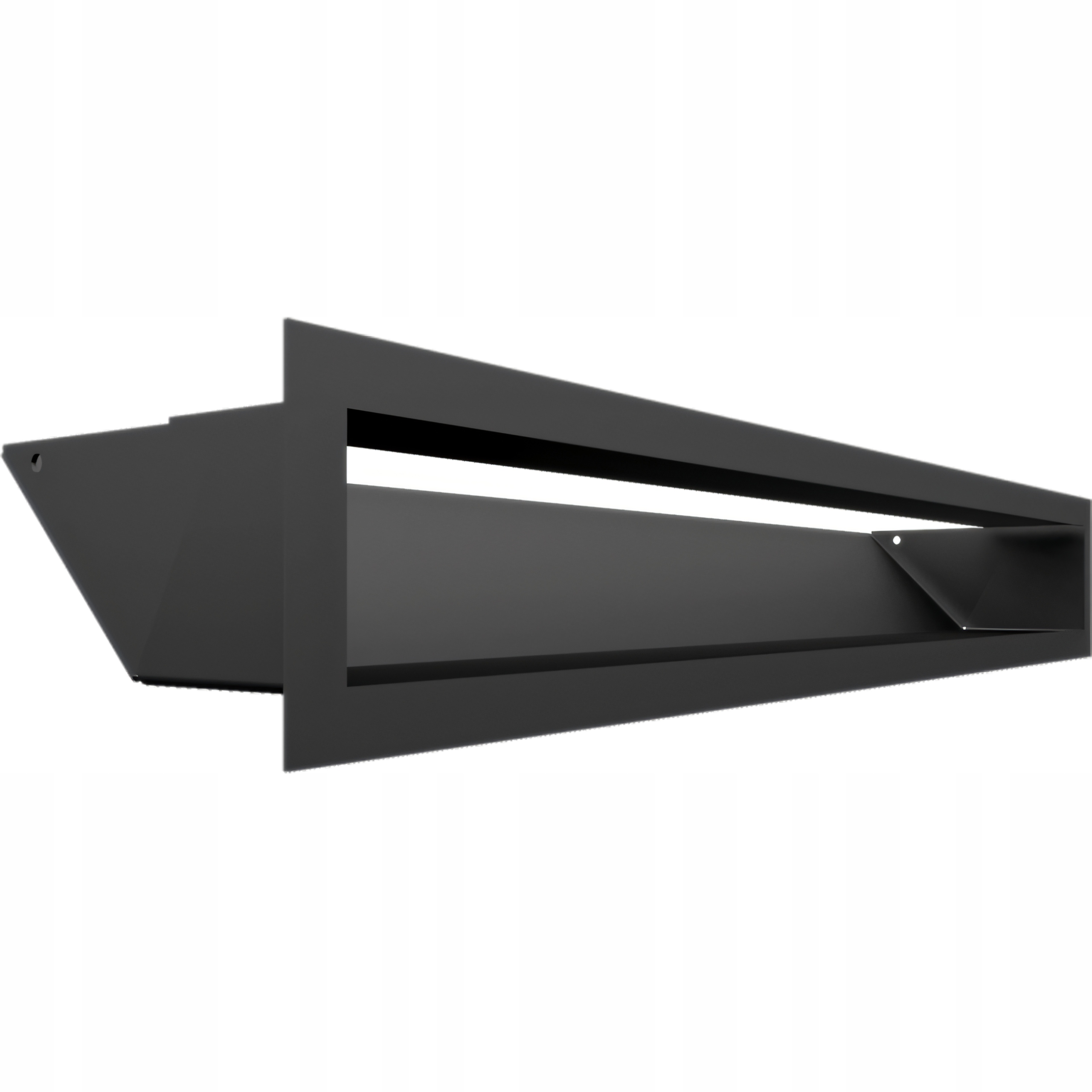 Komínková ventilační mřížka Luft Sf Slim 9x60cm černá