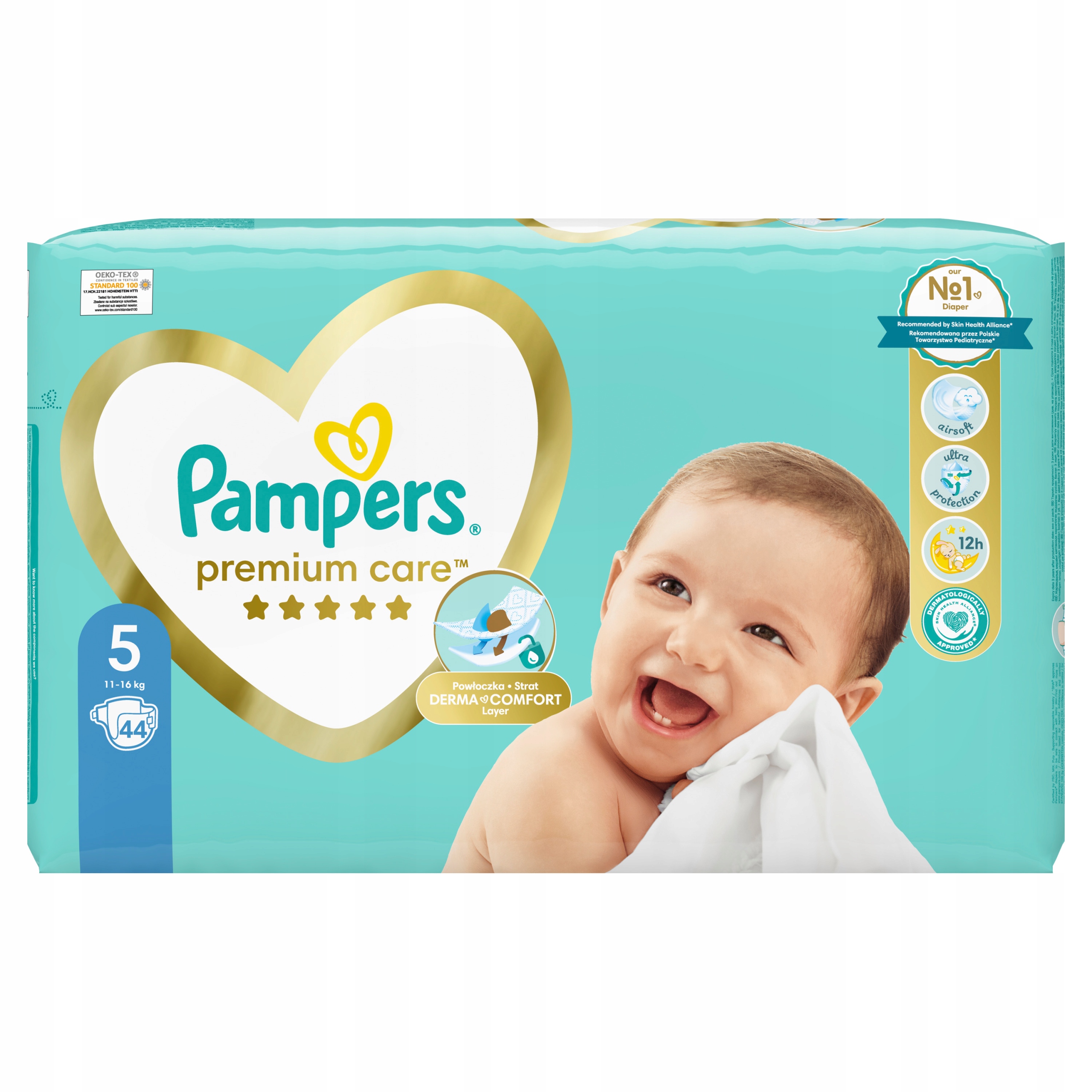 Pampers Premium Care 5 Pieluszki Pieluchy 44 szt Rozmiar Rozmiar 5