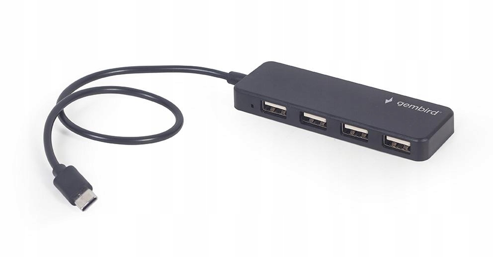 

Gembird Hub Usb-c 4-Portowy (czarny)