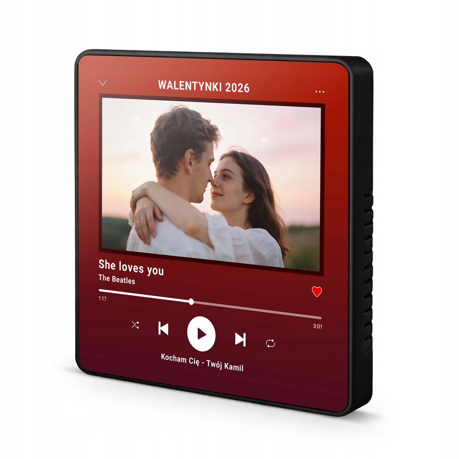 Magnes na Lodówkę z Muzyką Zdjęcie na Urodziny Chłopaka Dziewczyny