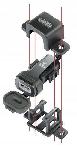 USB charger with Mount and universal plug