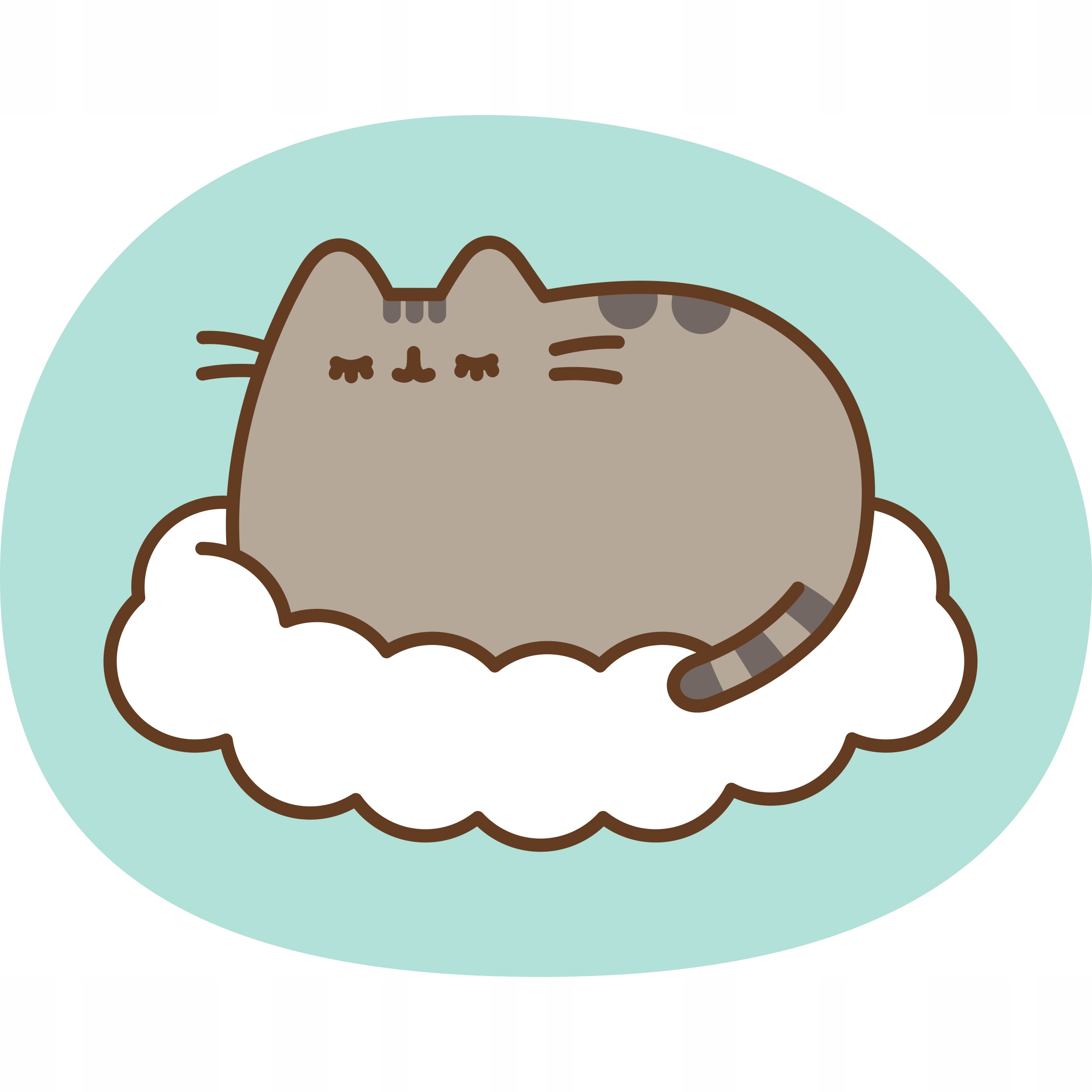 

Poduszka kształtka Kot Pusheen