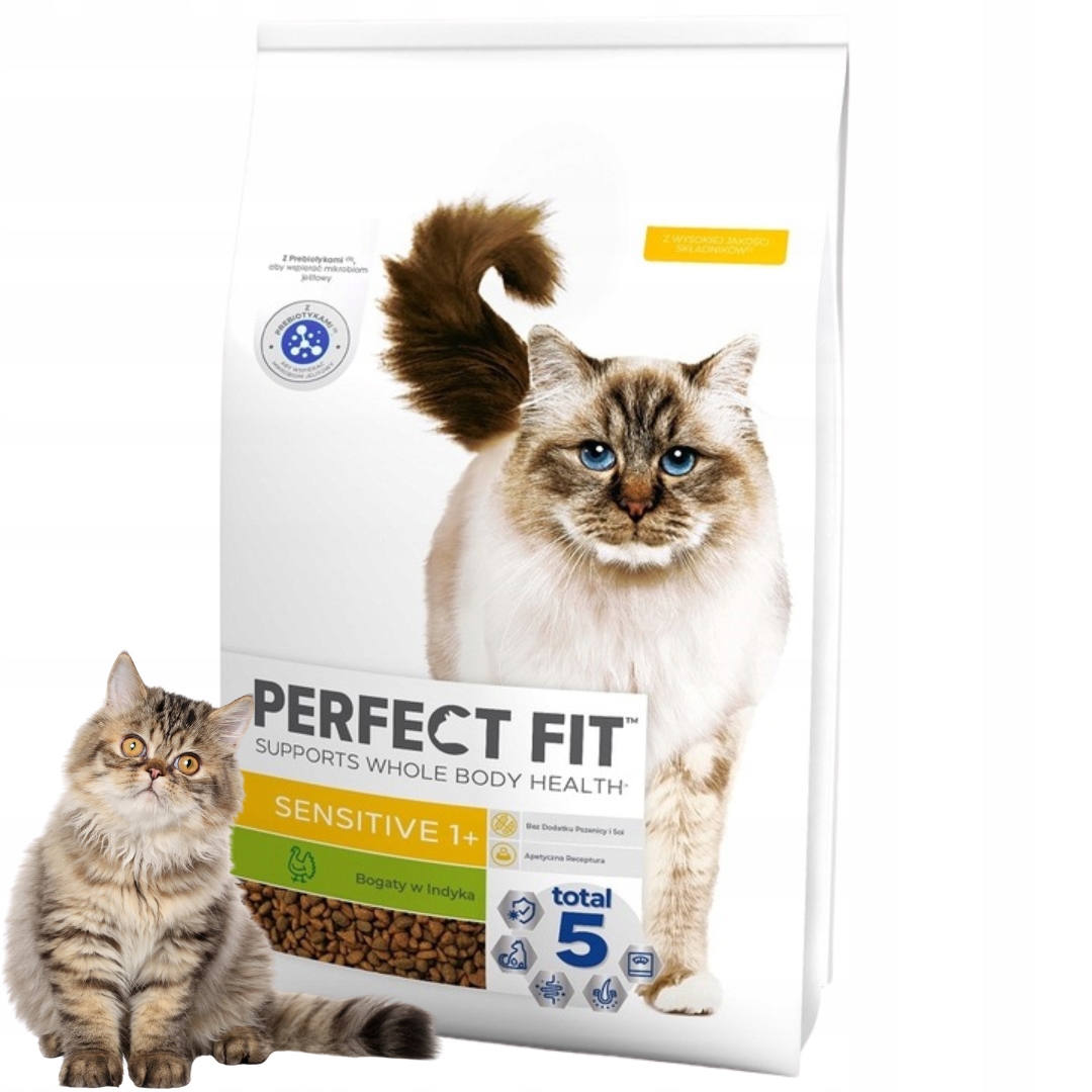 Levně Perfect Fit Sensitive 1+ Bohatý na krůtu 7 kg