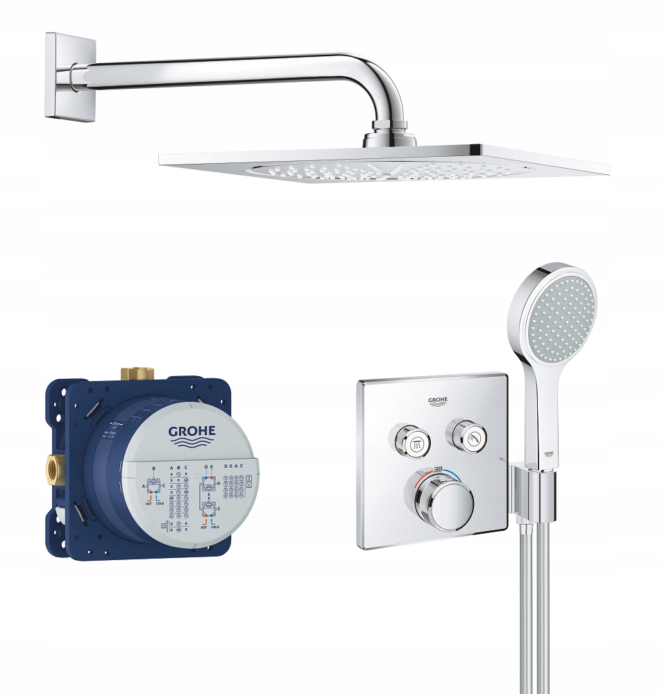 Grohe Grohtherm SmartControl podtynkowy zestaw prysznicowy 34742000