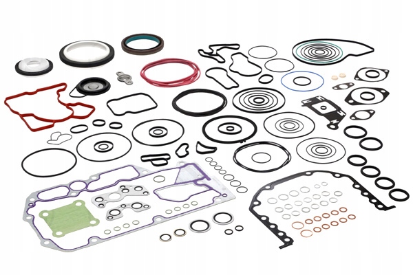 KOMPLETNY ZESTAW USZCZELEK SILNIKA DÓŁ MERCEDES ACTROS MP4 MP5 ANTOS Producent części Elring