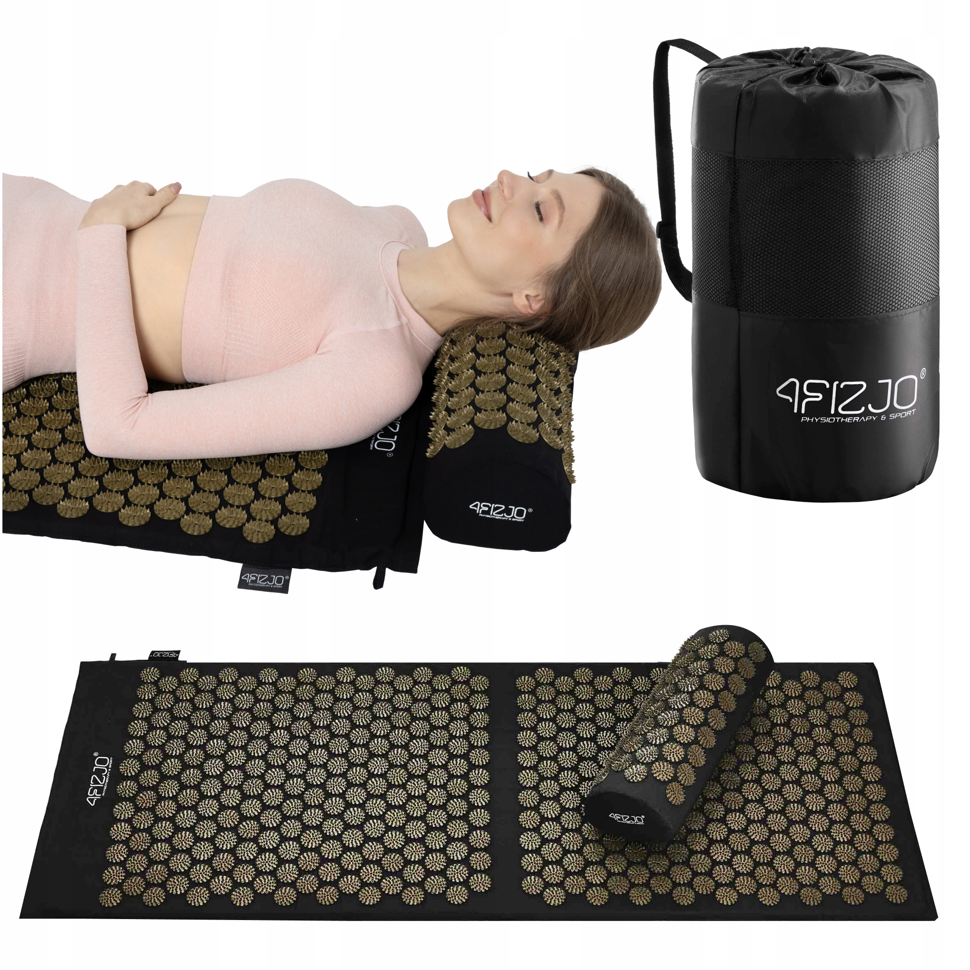 MATA DO AKUPRESURY + PODUSZKA NA BÓL KRĘGOSŁUPA