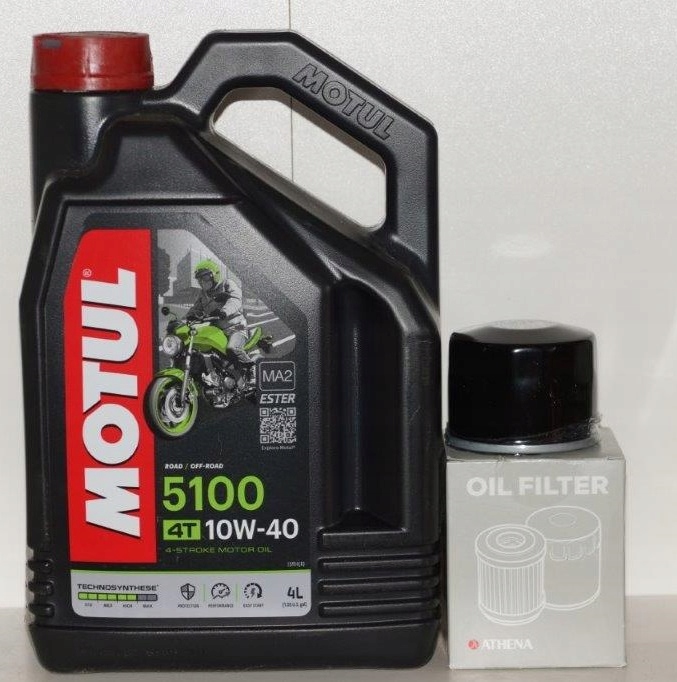 OLEJ MOTUL 10W40 FILTR OLEJU YAMAHA RAPTOR 660