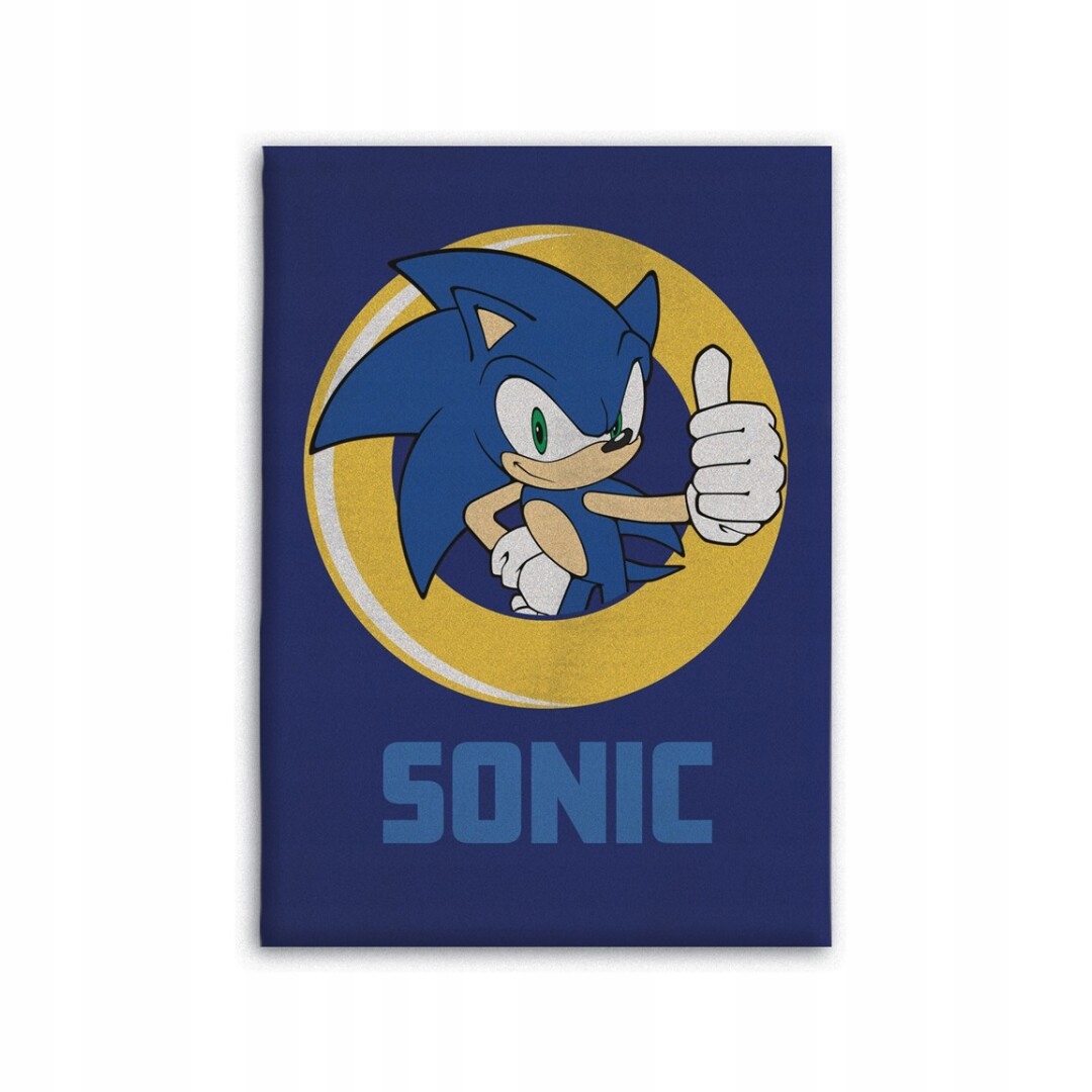 

Koc Polarowy Sonic 100X140 The Hedgehog Dziecięcy