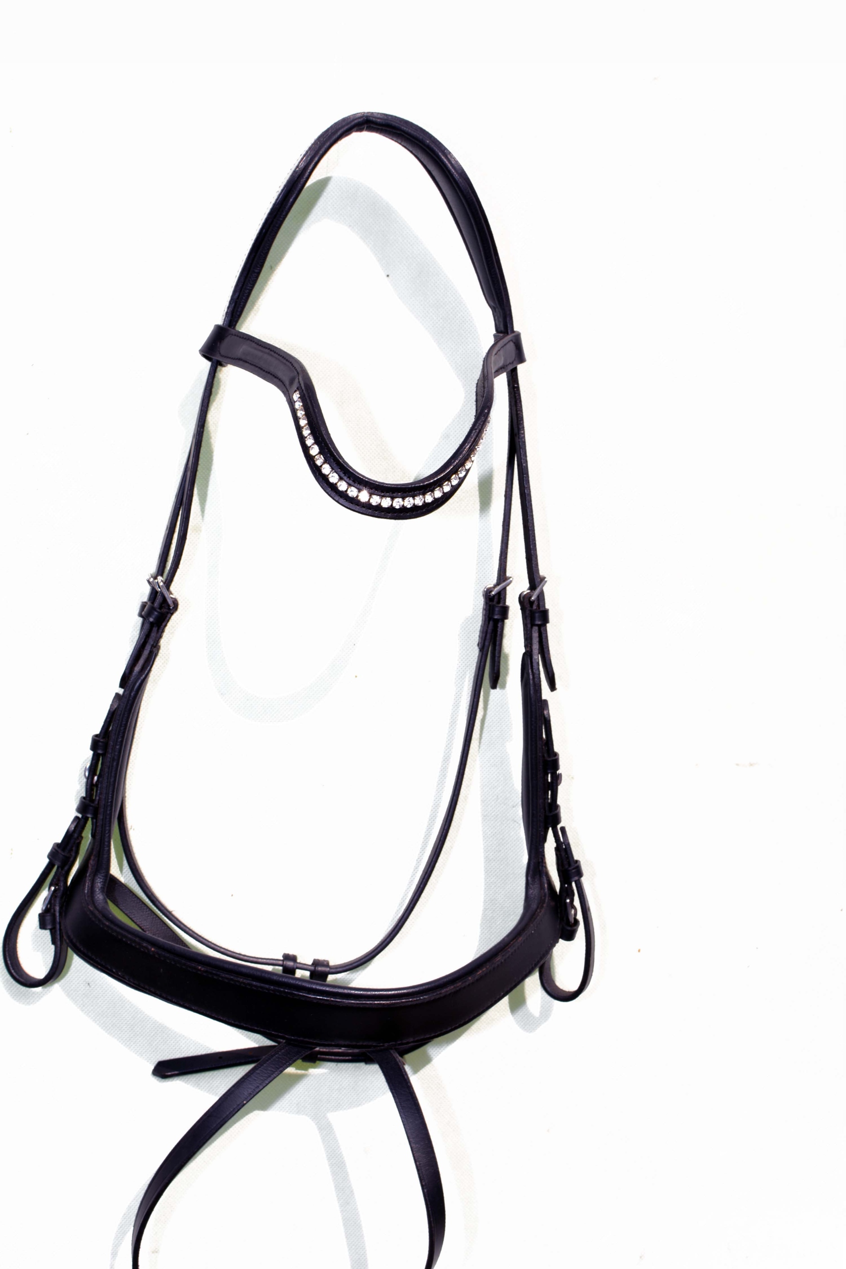 Ogłowie Anatomiczne Profilowane Skóra Premium Roz. Full