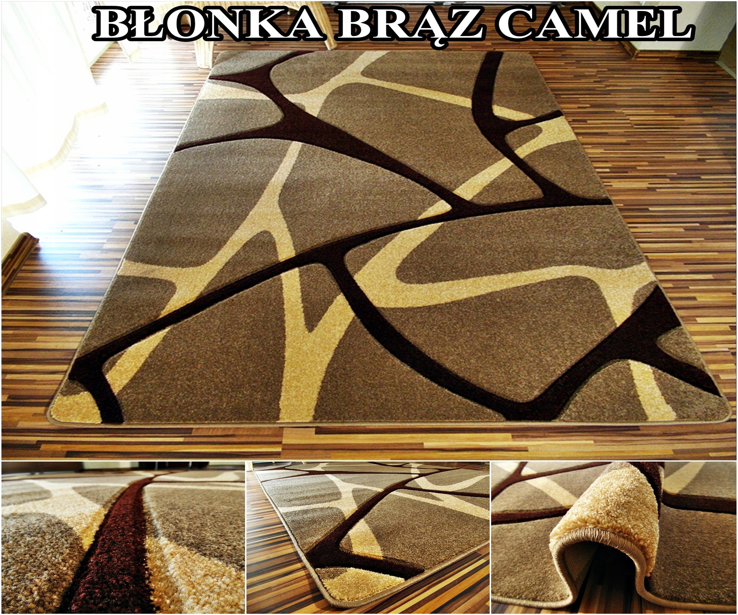 Stylowy wycinany dywan 3D Fryz 180x260 =14 wzorów= Grubość 20 mm