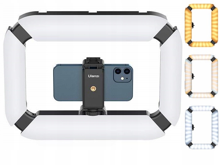 Led lampa Grip Rig Ring Držák Ulanzi U200 pro telefon fotoaparátu kamery
